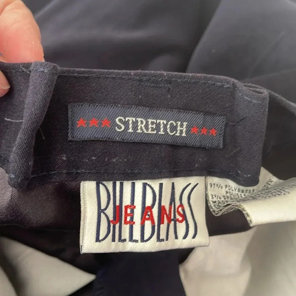 Bill Blass Jeans Stretch Navy Pants Size 10 - Picture 6 of 6